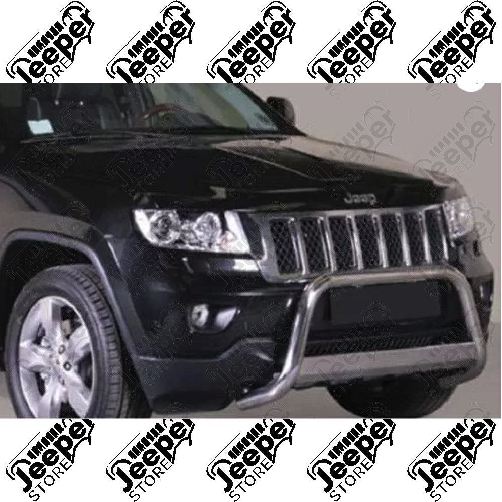 Pare buffles acier inox homologué pour Jeep Grand Cherokee WK2 - JG.EC/MED/288/IX