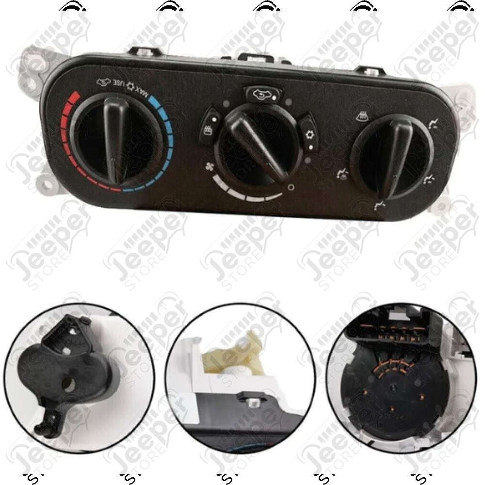 Commande de chauffage avec climatisation pour Jeep Wrangler JK (phase 1)