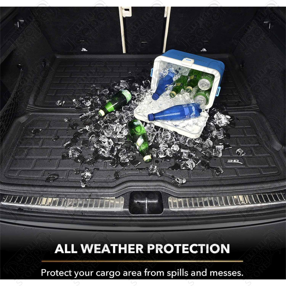 Kit de tapis de sol en plastique préformé pour le coffre - Jeep Grand Cherokee WH / WK - 1566.69 / 20611 / 12975.33 / M1JP001130