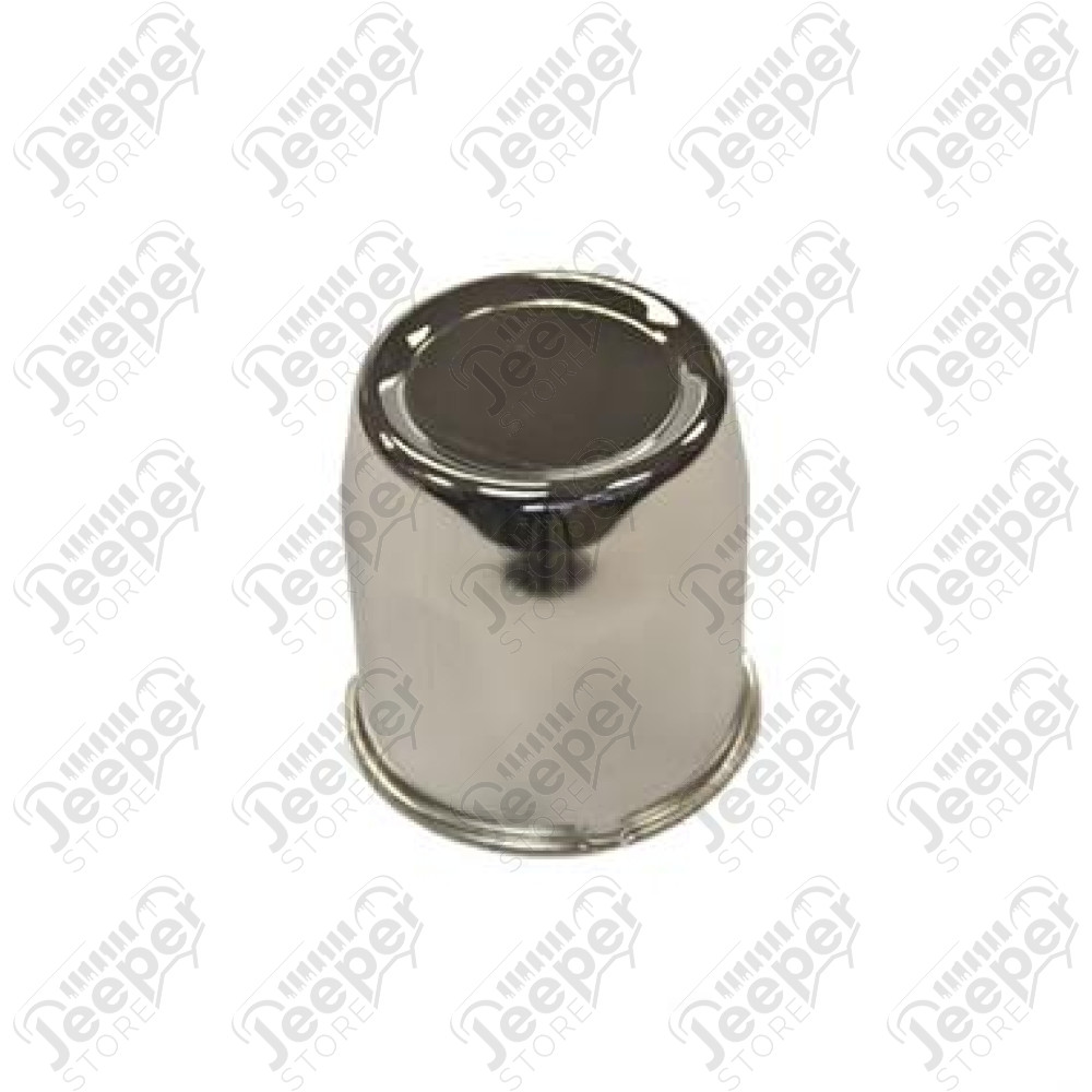 Cache moyeu chromé de roue (diamètre : 80mm) pour Jeep - 1402.21 / H2984 / CC80 / EXC100