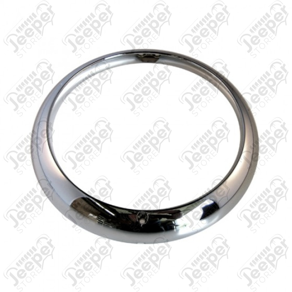 Cerclage de phare chromé Jeep Willys CJ3, CJ3B, CJ5