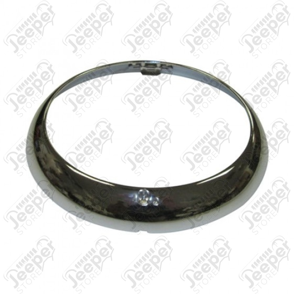 Cerclage de phare chromé Jeep Willys CJ3, CJ3B, CJ5