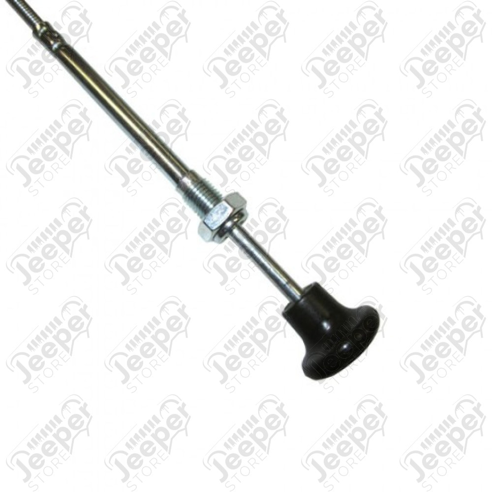 Tirette CHOKE commande manuelle de starter olive terne Jeep MB, GPW, M38, M38A1, M201, CJ2A, CJ3A