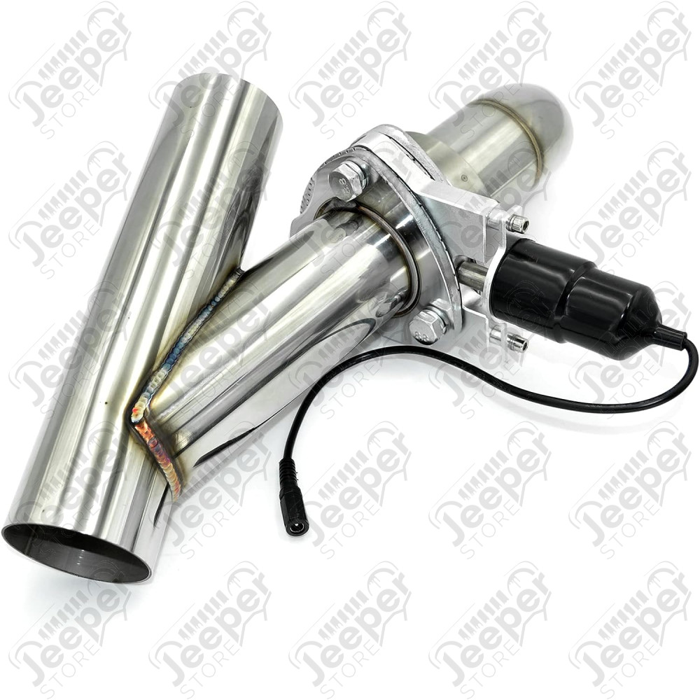 Valve électronique pour échappement en acier inox (diamètre : 75mm) pour Jeep
