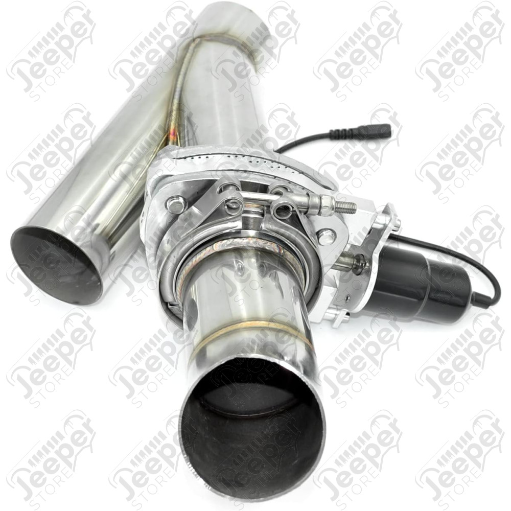 Valve électronique pour échappement en acier inox (diamètre : 75mm) pour Jeep
