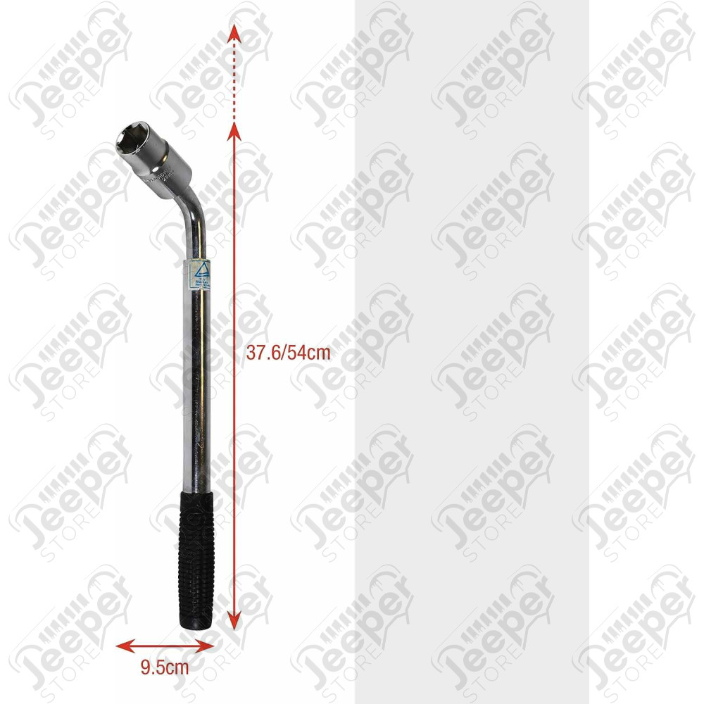 Clef démonte roue télescopique universel pour 4x4, Jeep, .. (douille 17mm, 19mm, 21mm et 23mm)