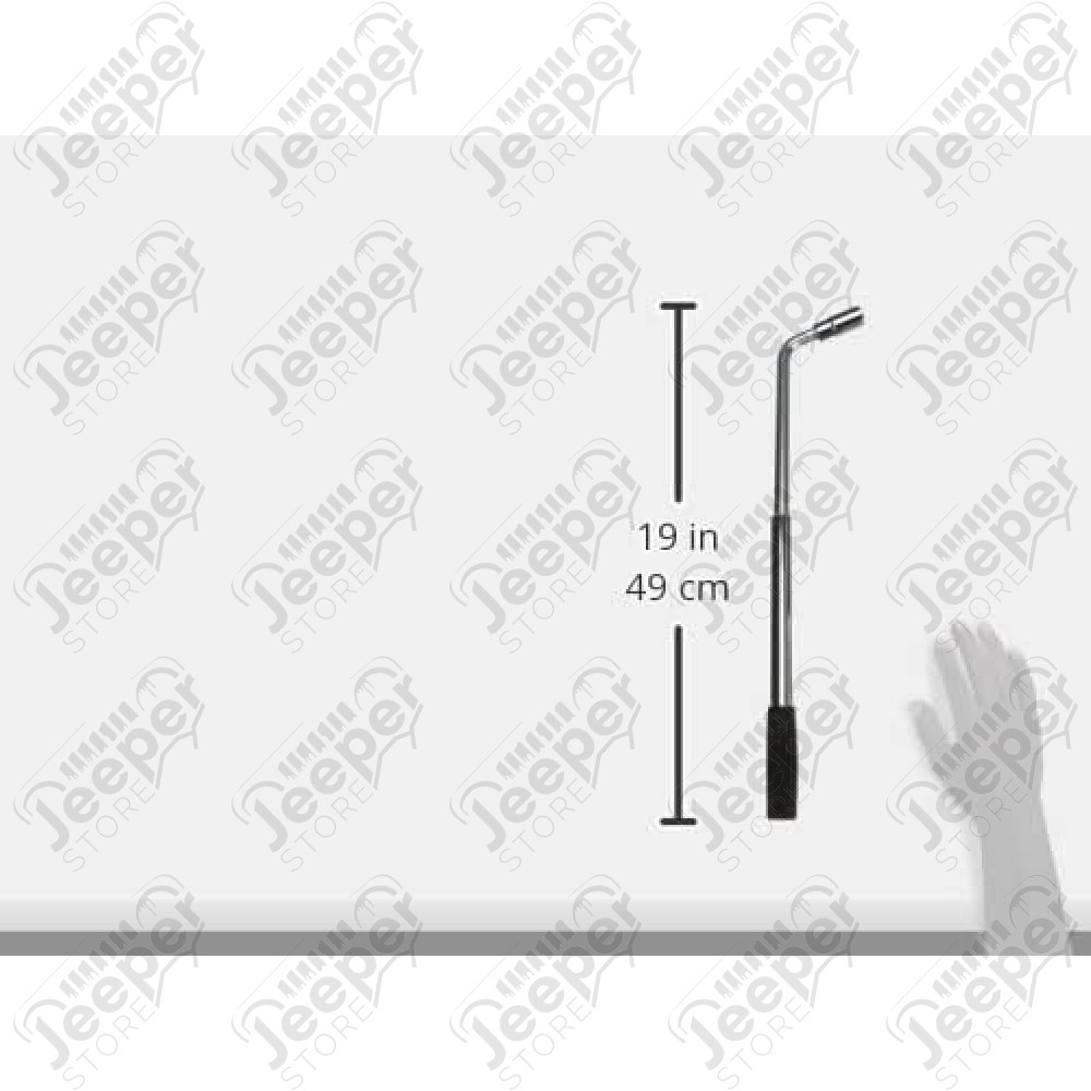 Clef démonte roue télescopique universel pour 4x4, Jeep, .. (douille 17mm, 19mm, 21mm et 23mm)