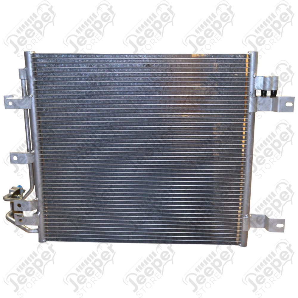 Condenseur de climatisation et radiateur huile de boite automatique 3.6L V6 essence Jeep Wrangler JK - 1141.25JS2 / 1BP01644AA / 68143891AA / 68143891 / 023-016-0017 / 522101N / 7800610 / CD331209 / KTT110673 / 43853