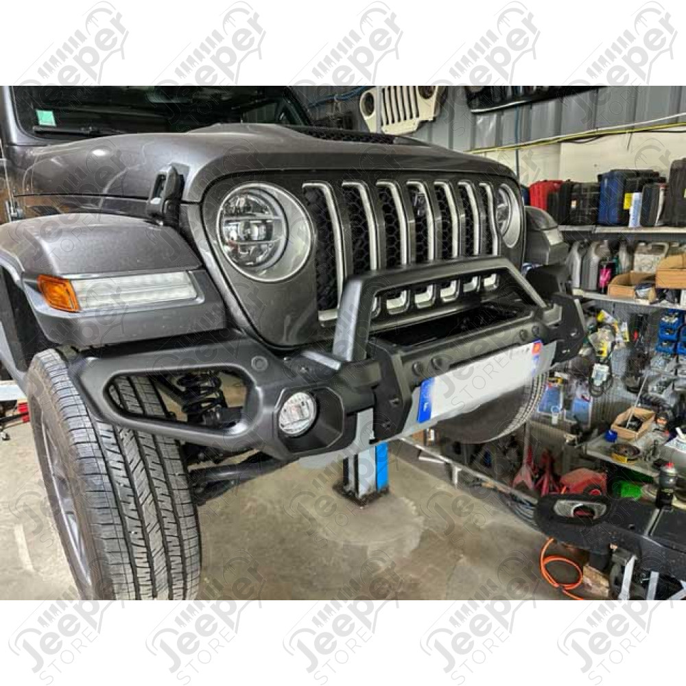 Pare chocs avant type Venator avec porte treuil pour Jeep Wrangler JL