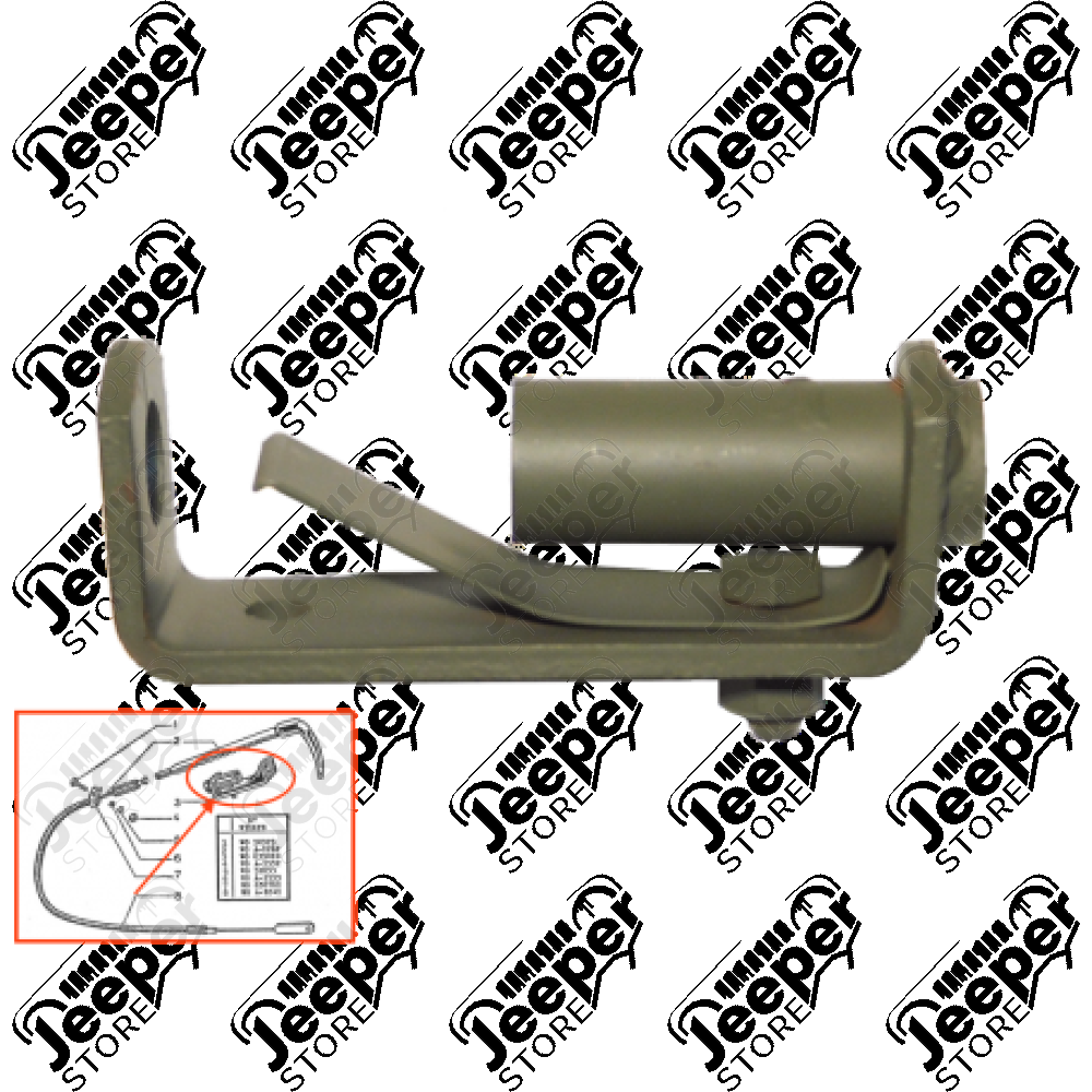 Coulisseau de frein à main Jeep Willys MB, GPW, M201, M38, CJ2A, CJ3A, CJ3B