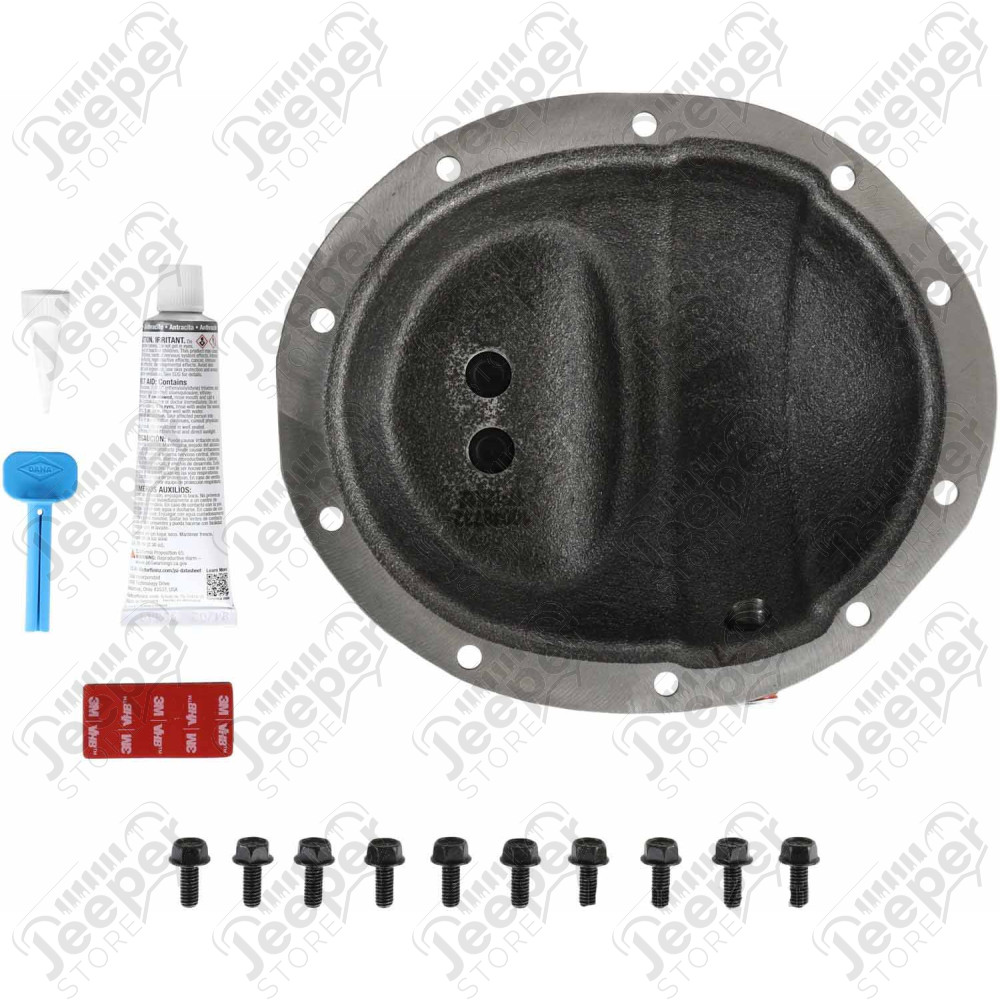 Couvercle (coquille) de pont arrière renforcé de marque DANA SPICER pour Dana 35 Jeep Wrangler YJ, TJ, JK, Cherokee XJ, Grand Cherokee ZJ, ZG, WJ, WG - 10332156