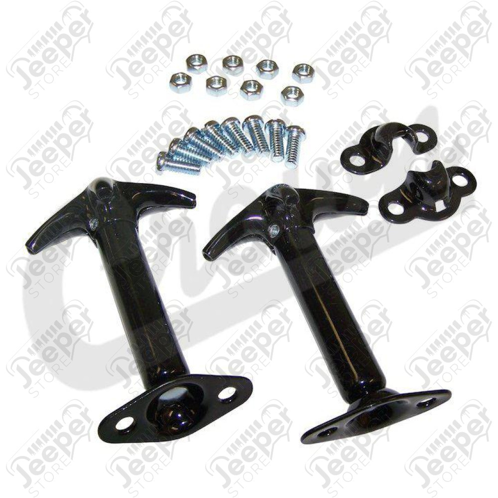 Hood Catch Kit (Black-Set of 2)