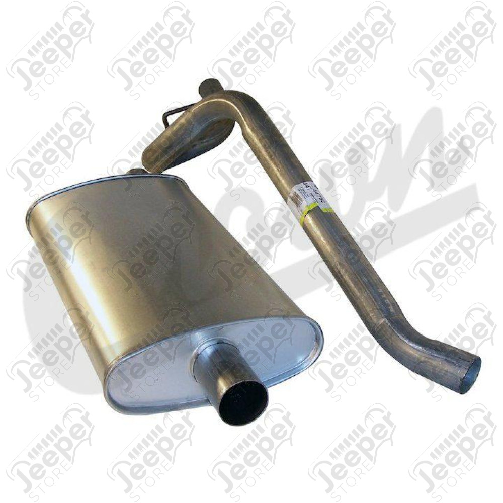 Muffler & Tailpipe (Oval Style)