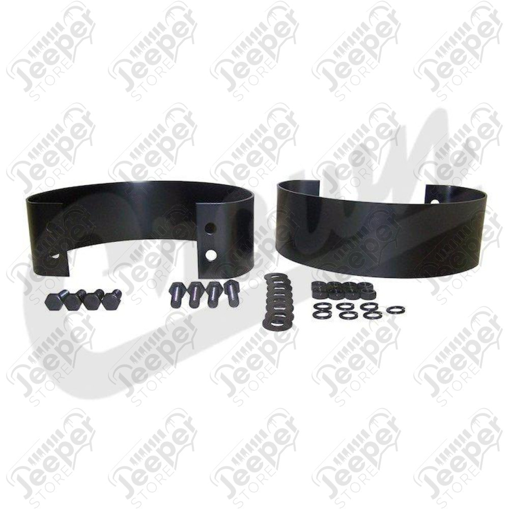Bumperette Set (Rear-Black)