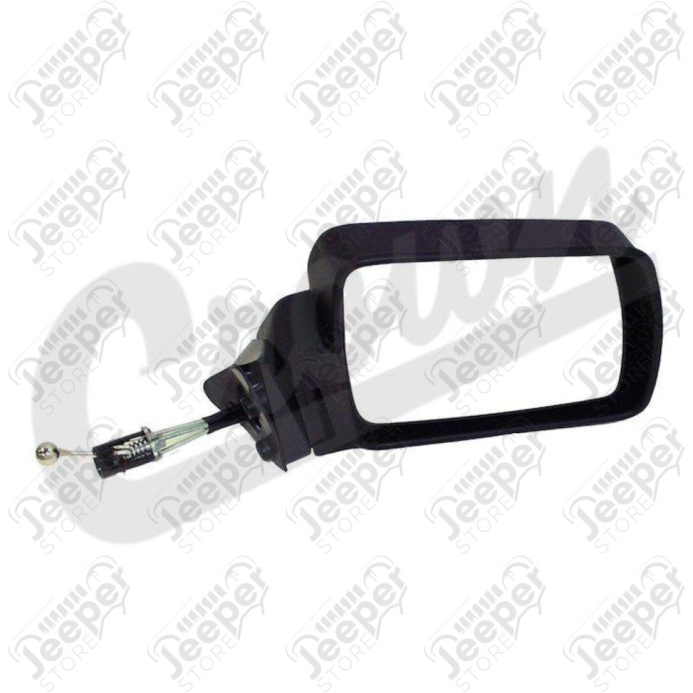 Manual Remote Mirror (Right-Black)