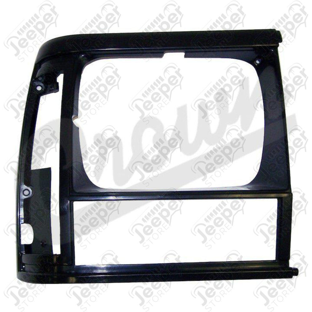 Headlight Bezel (Flat Black/Black-Right)