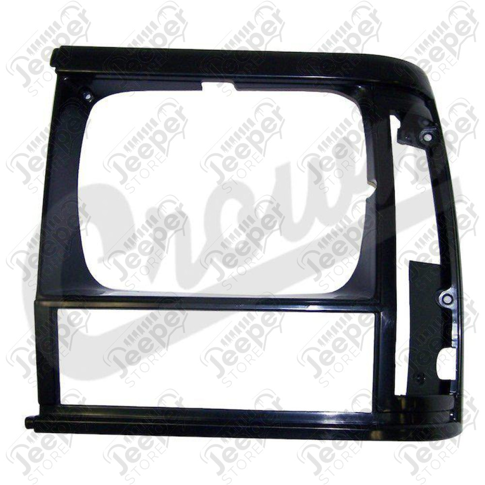 Headlight Bezel (Flat Black/Black-Left)