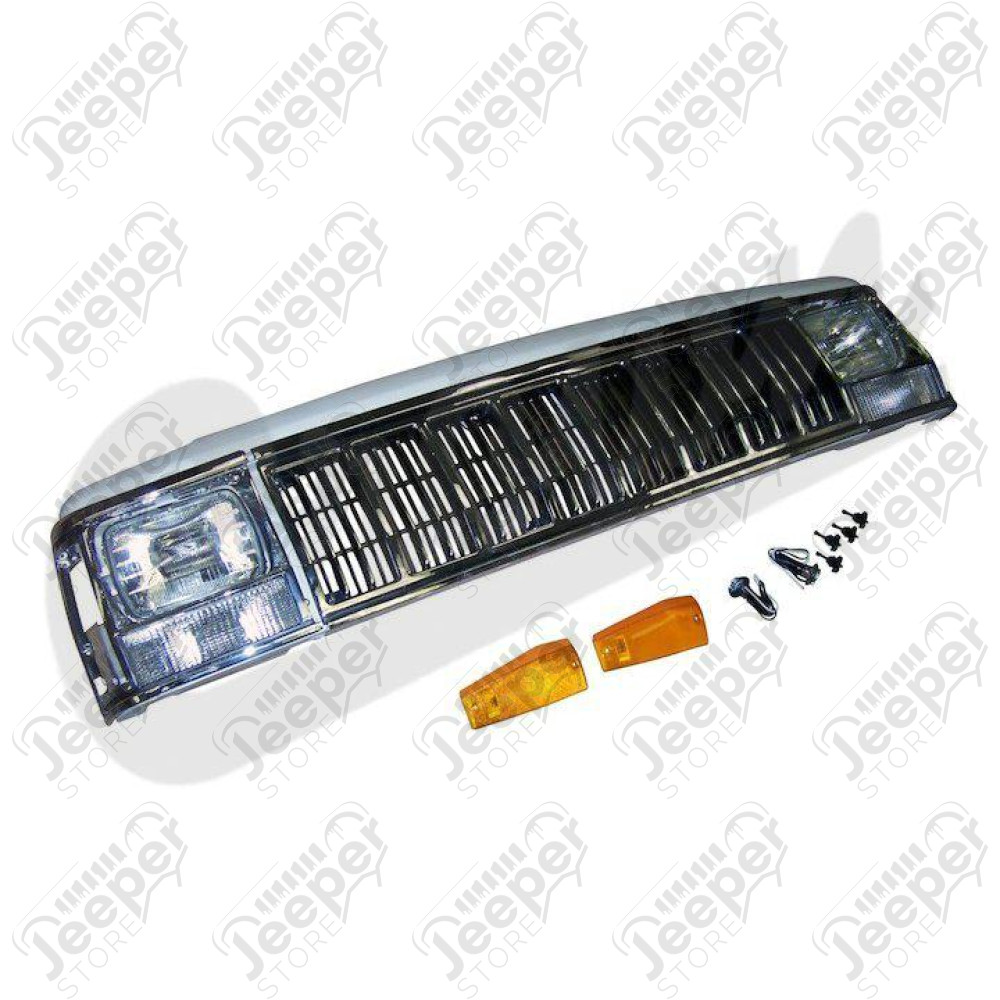 Header Panel Kit (Black/Chrome)