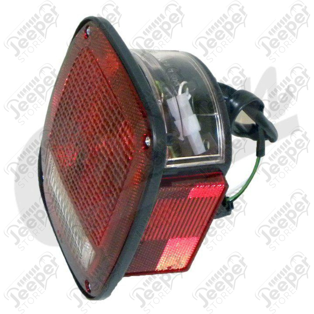 Feux arrière gauche version US, (sans éclaireur de plaque) pour Jeep Wrangler YJ