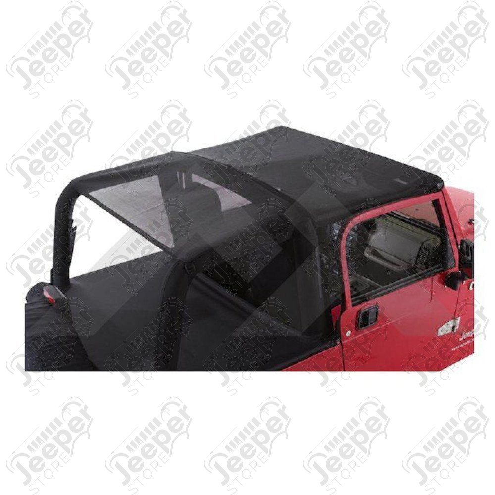 Combo Beach Topper (Black Mesh)