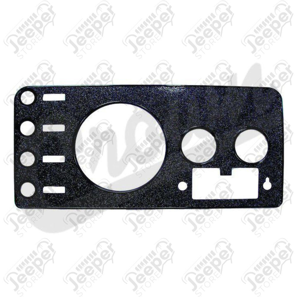 Dash Overlay (Black-With Radio Opening)