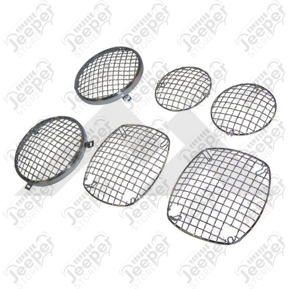 Stone Guard Set (Chrome)