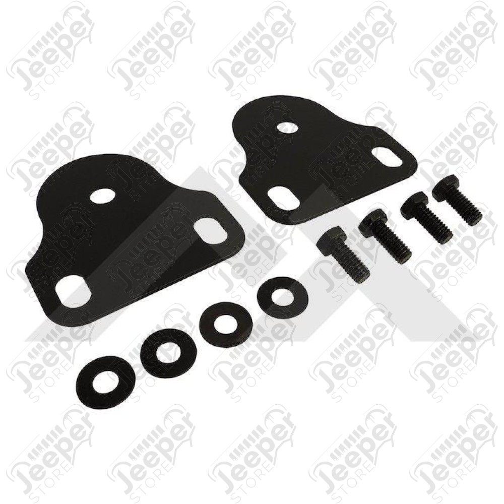 Interior Windshield Mount Brackets (Black)