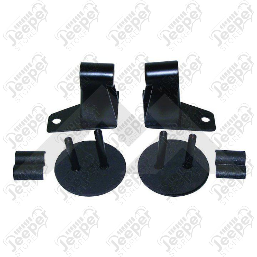 Mirror Relocation Brackets (Black)
