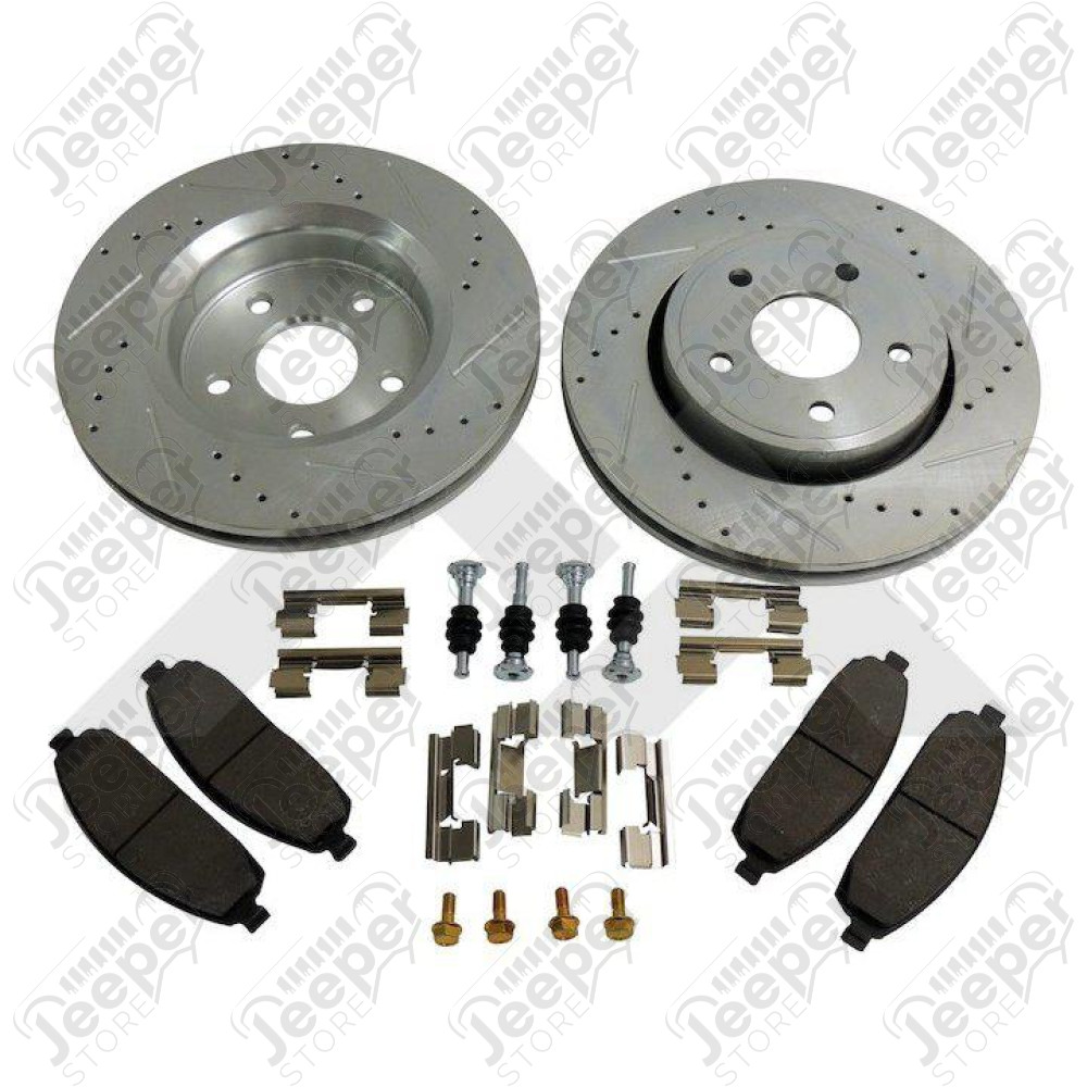 Kit frein avant "Performance" pour Jeep Grand Cherokee WH, WK (sauf SRT8) et Commander XH, XK
