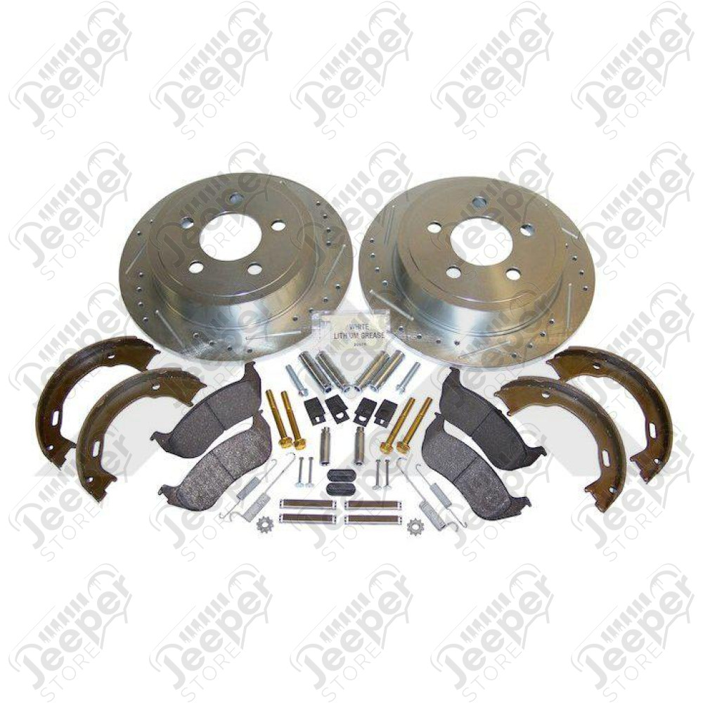 Performance Brake Kit (Rear Drilled & Slotted)