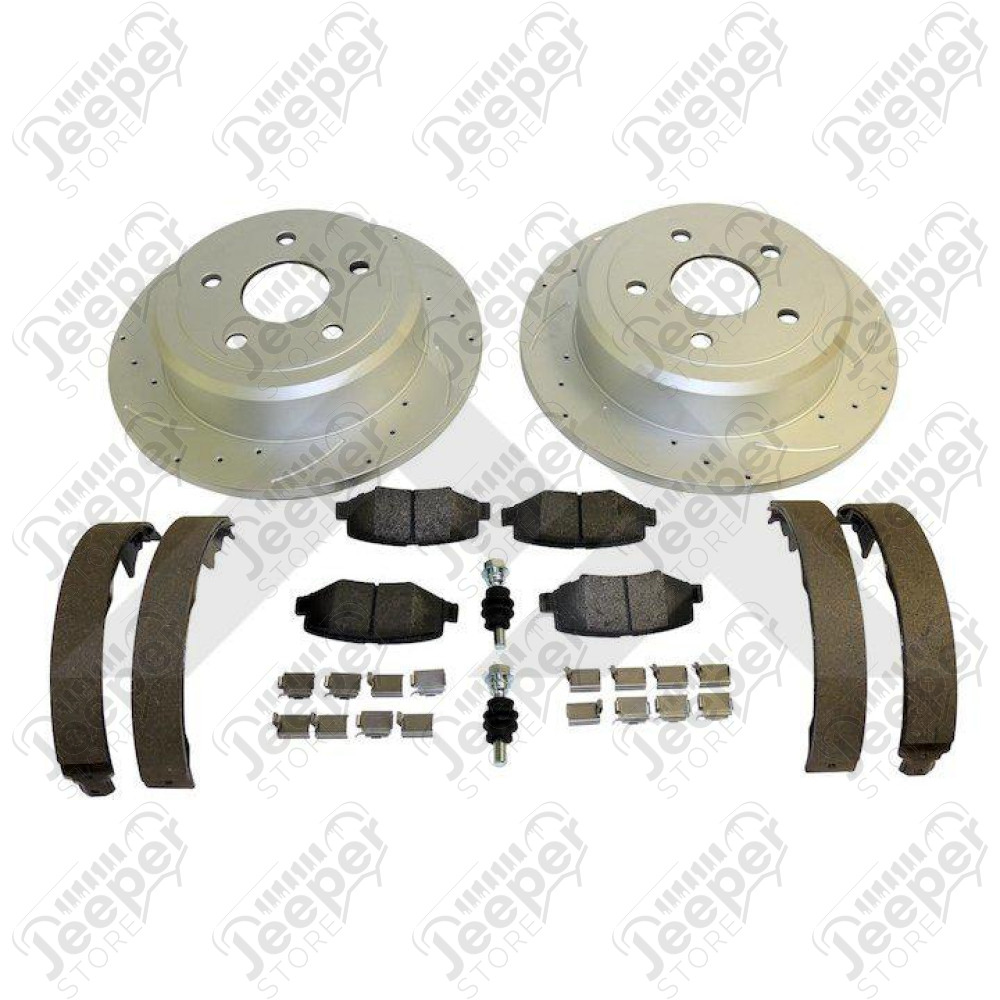 Performance Brake Kit (Rear Drilled & Slotted)