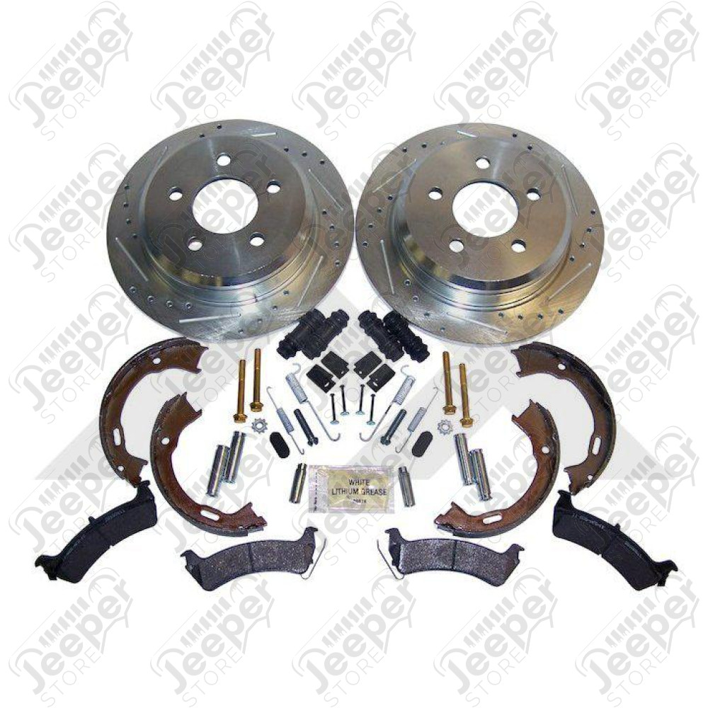 Performance Brake Kit (Rear Drilled & Slotted)