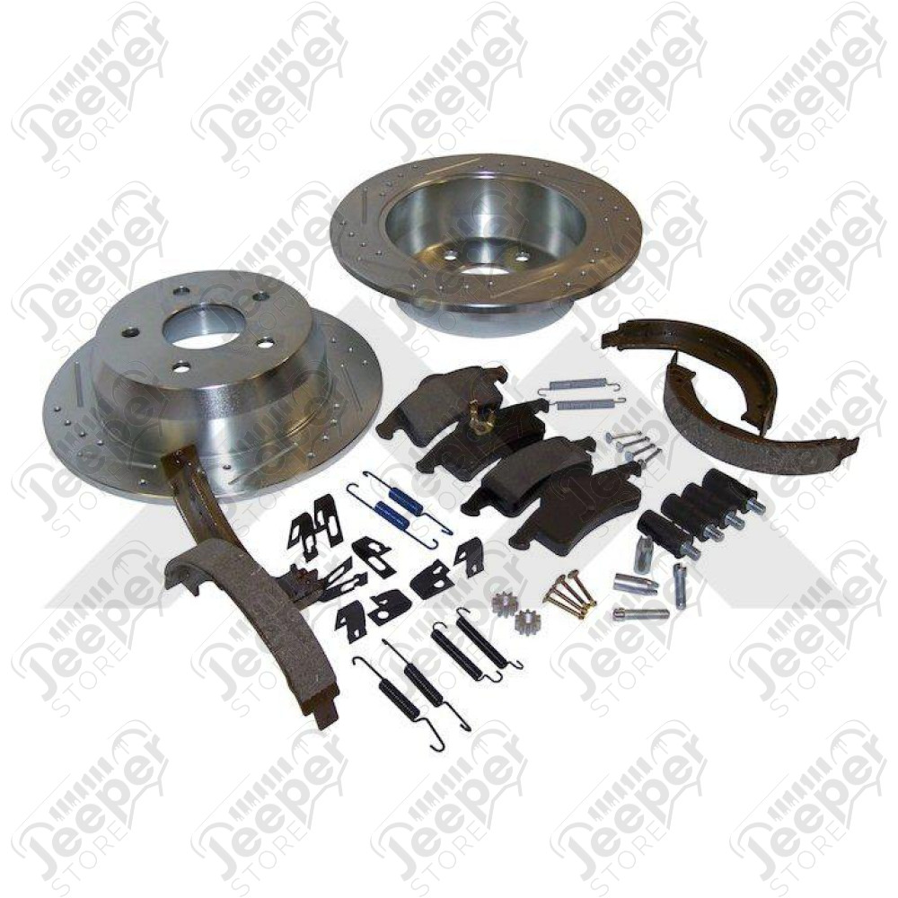 Performance Brake Kit (Rear Drilled & Slotted)