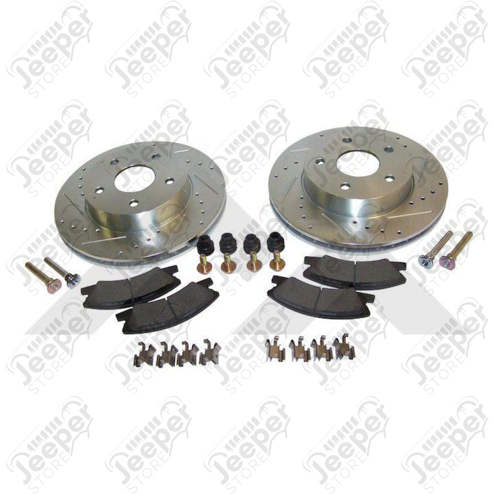 Kit frein avant "Haute Performance" modèle Akebono pour Jeep Grand Cherokee WJ, WG