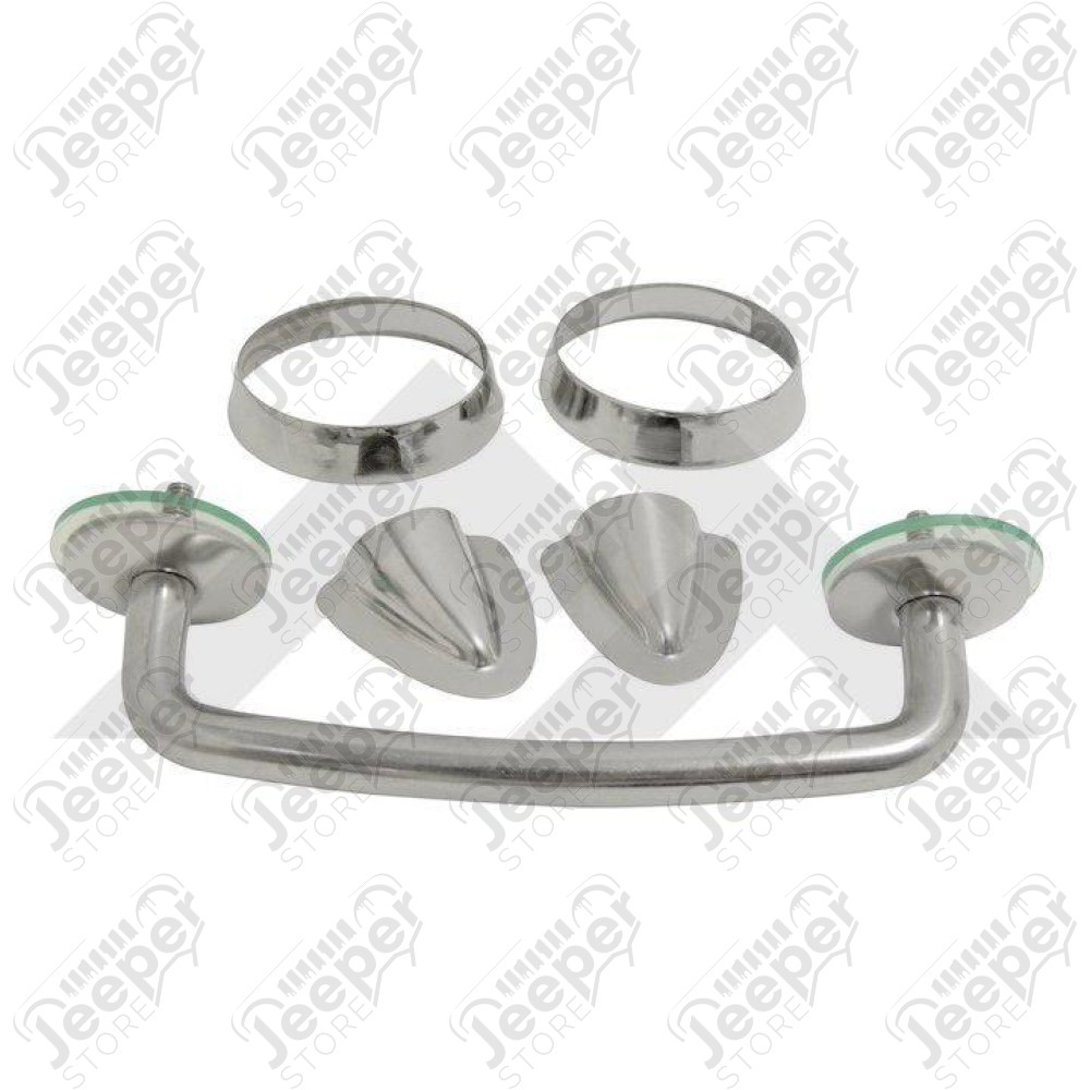 Windshield Tie Down Kit (Stainless)