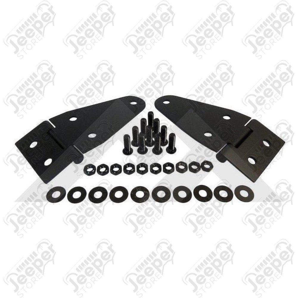 Hood Hinge Set (Black Stainless)