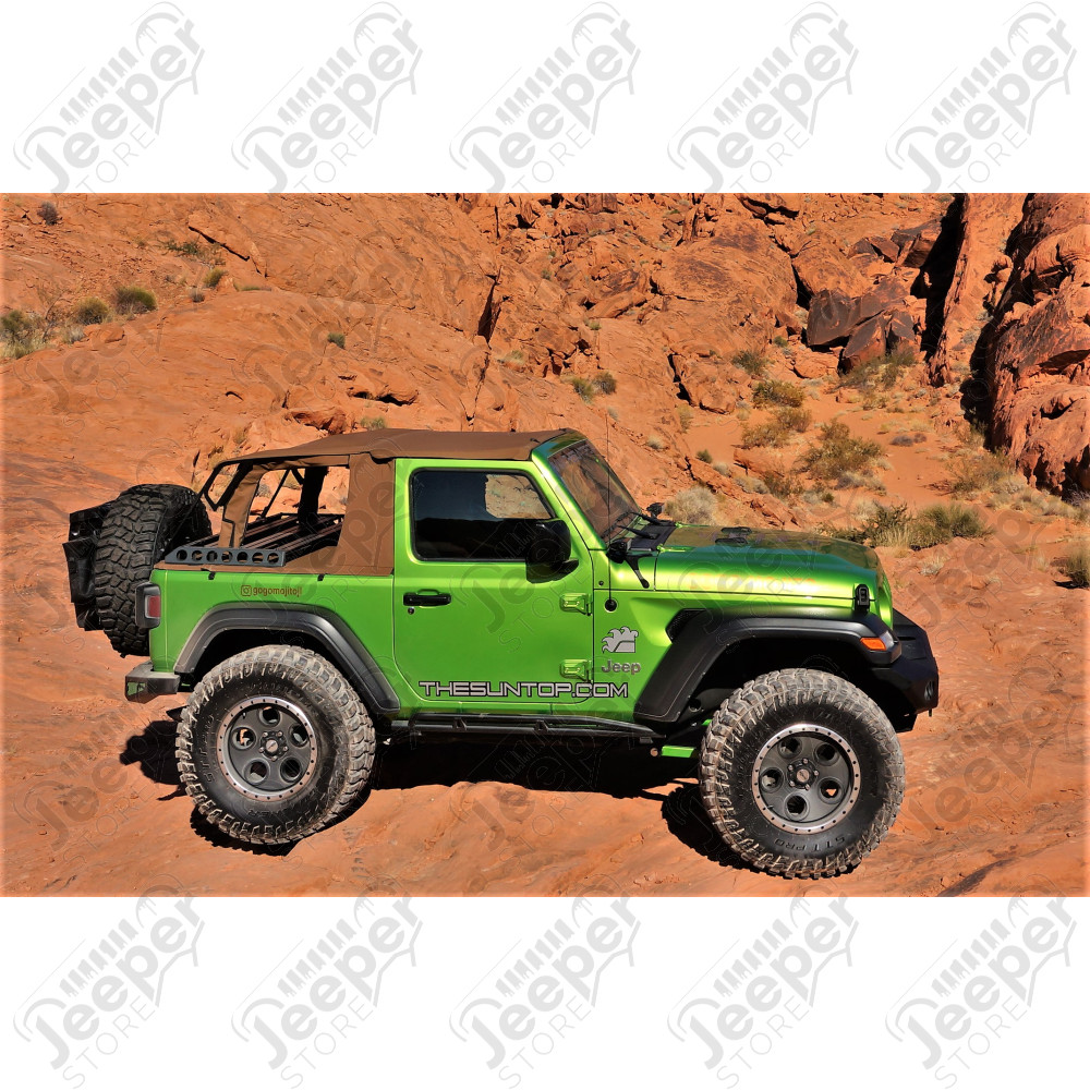 Bâche complète Suntop Cargo Top JL2, couleur: Sable (Deep Sand) pour Jeep Wrangler JL (2 portes)