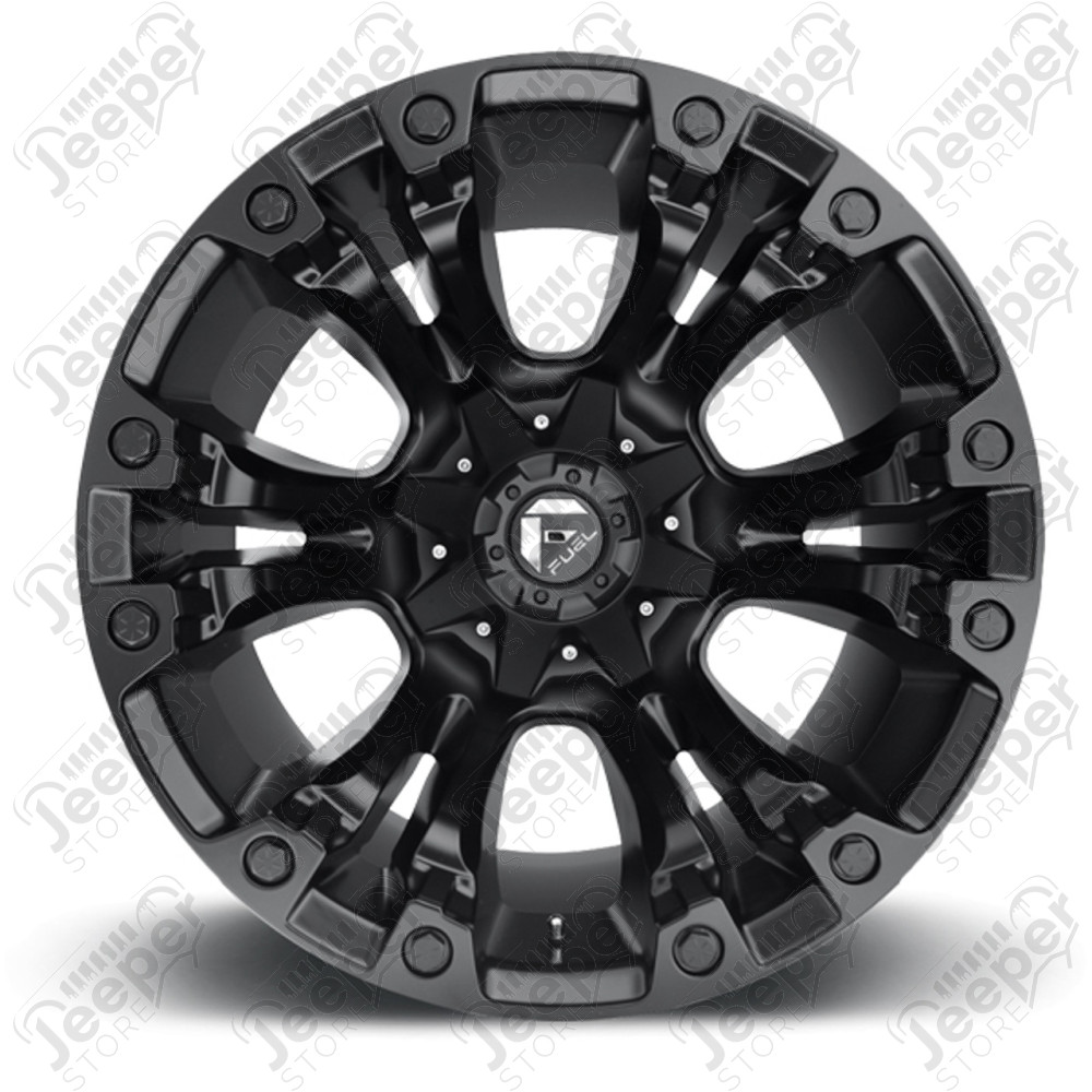 Jante alu noire FUEL Vapor 10x17 / 5x139.7 / ET : -18 / CB : 110.10 - D56017007047