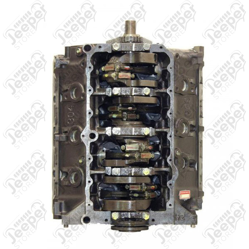 Moteur complet nu 4.9L V8 304cui Jeep CJ