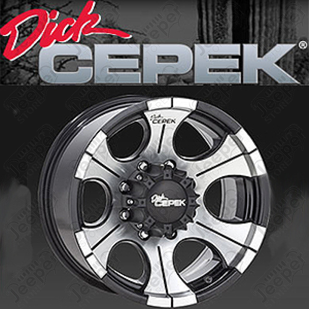 Jante Aluminium Dick Cepek 2 - DC2 - 9x17 - 5x127 - ET: -12 pour JEEP JK, WJ, WG, WH, WK ...