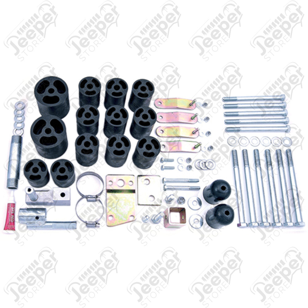 Bodylift (rehausse de caisse) +3'' (+7.5cm) Jeep Wrangler TJ - 18303.10