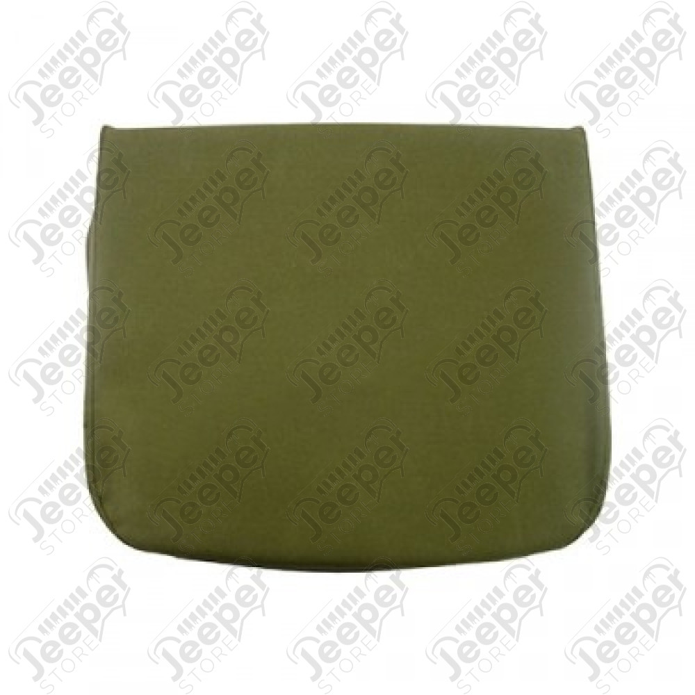 Coussin de siège dossier avant toile traitée kaki Jeep Willys MB, GPW, M201
