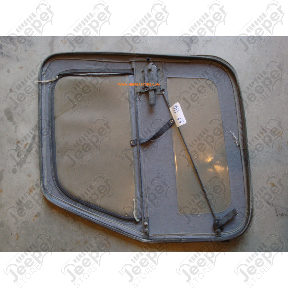 Occasion: Kit de 2 portes en toiles (couleur: grise) Jeep CJ7 et Wrangler YJ