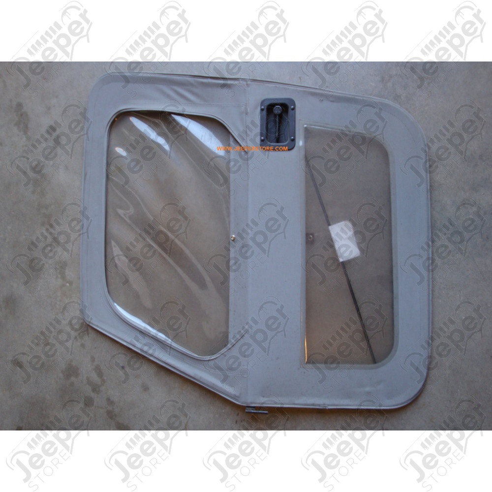 Occasion: Kit de 2 portes en toiles (couleur: grise) Jeep CJ7 et Wrangler YJ