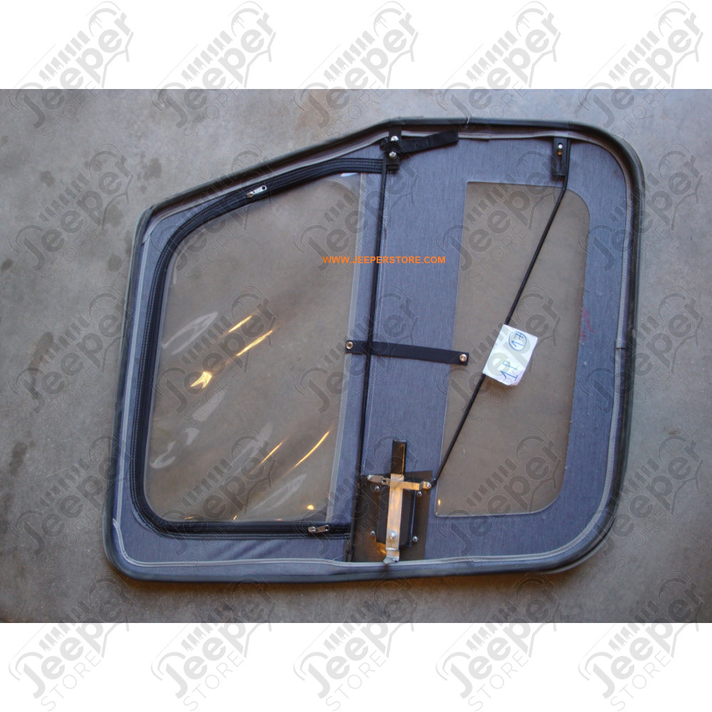 Occasion: Kit de 2 portes en toiles (couleur: grise) Jeep CJ7 et Wrangler YJ