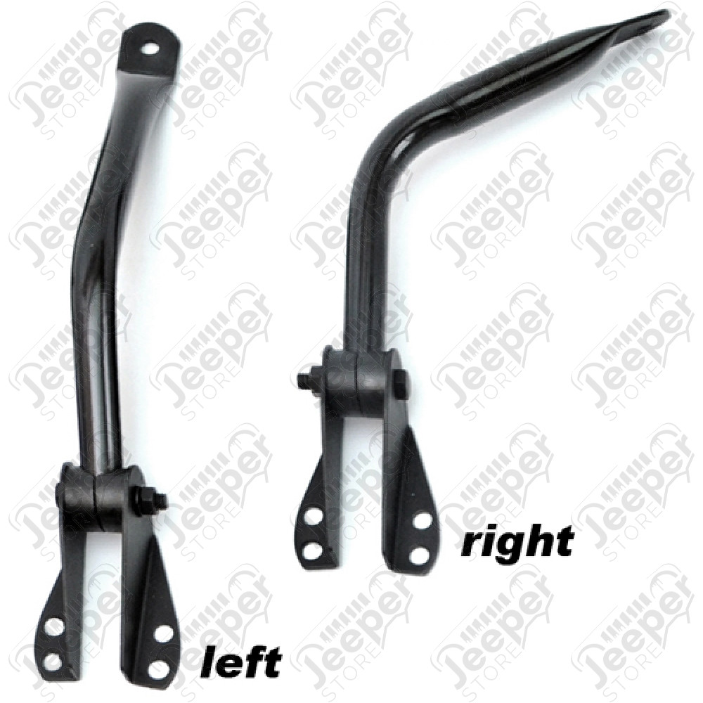 Kit de rétroviseurs acier / inox Jeep CJ, Wrangler YJ , TJ