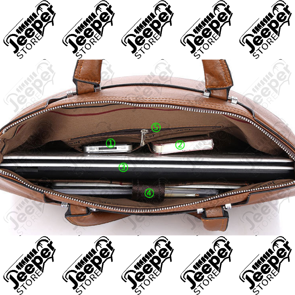 Sac Jeep unisex (grand modèle) couleur: marron