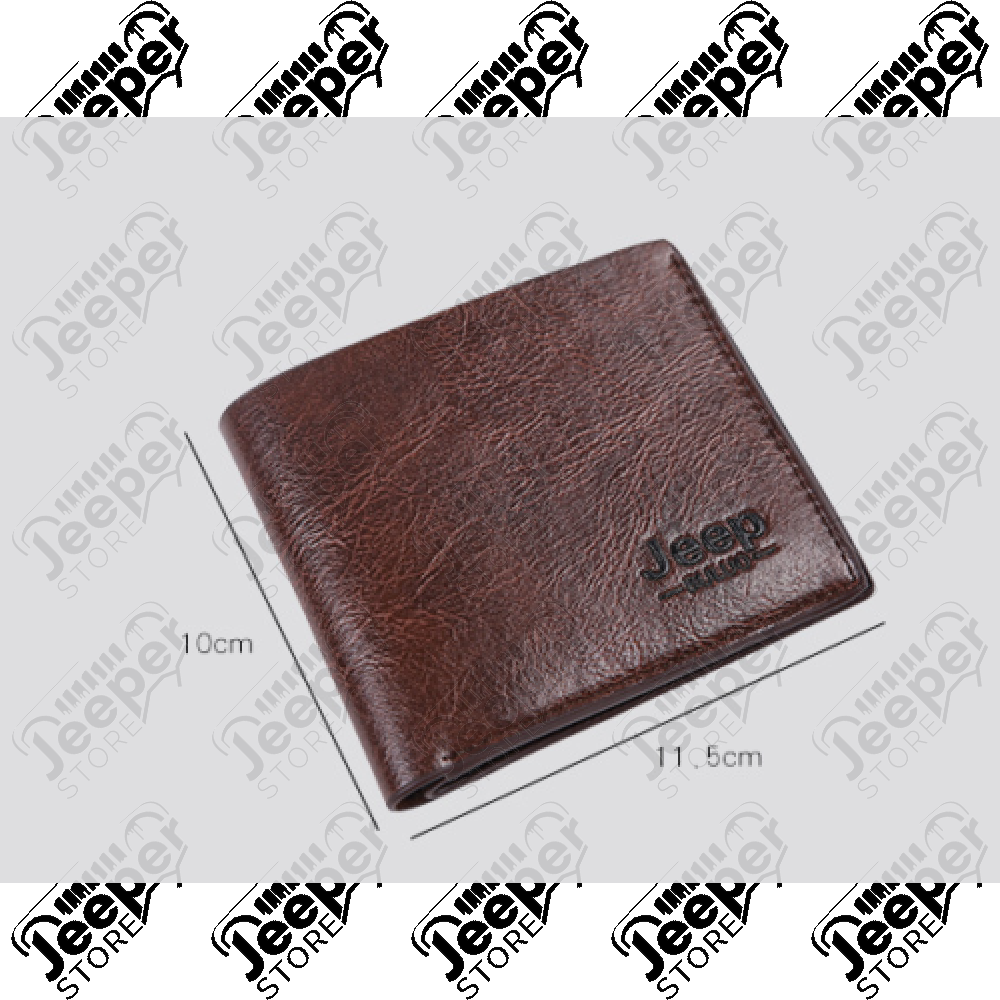 Portefeuille Jeep pour homme - Couleur : marron foncé