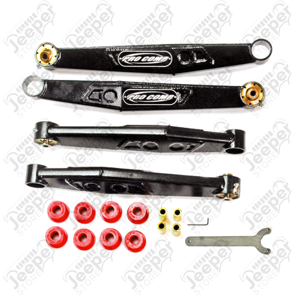 Kit réhausse 4" (+10cm) "Grand Raid" , Wrangler JK kit créé sur mesure spécial pour les wrangler JK qui font du raid , vous pouvez charger le véhicule au maximum sans perte de hauteur. pare chocs avant acier, pare chocs arrière acier avec porte roue de s