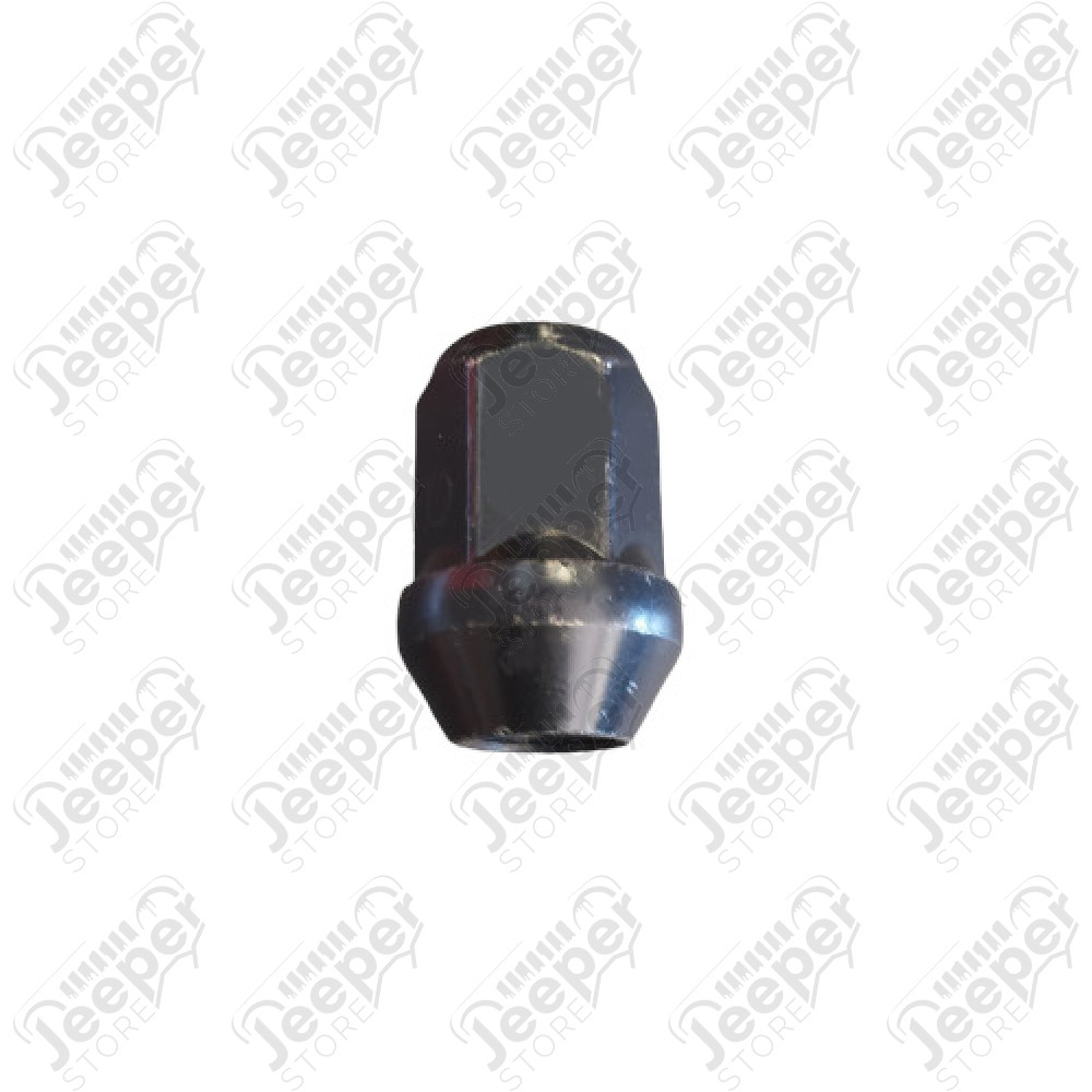 Ecrous de roue noir 1/2" pour jante acier ou aluminium - Douille de 19mm - 411442BC